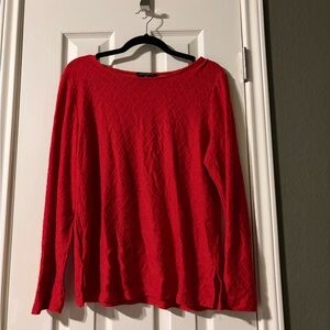 Mario Serrani Red Crew Neck Sweater